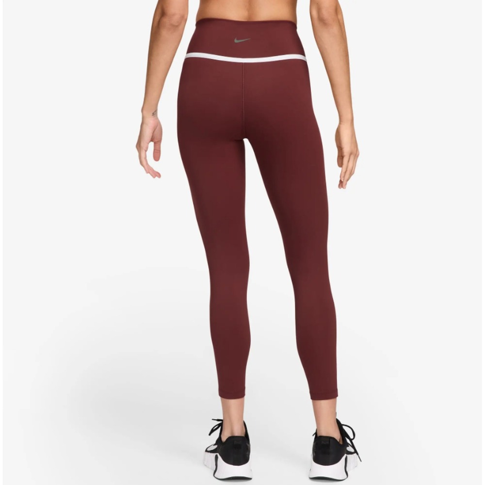 Nike One Dri-Fit HR 7/8 Tights Dark Team Red XS High Rise Leggings DV9020-638
